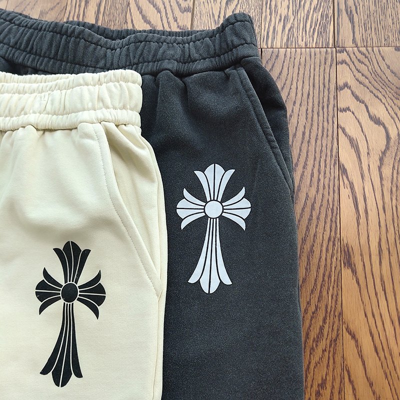 Шорты Chrome Hearts Cross "White" фото № 4