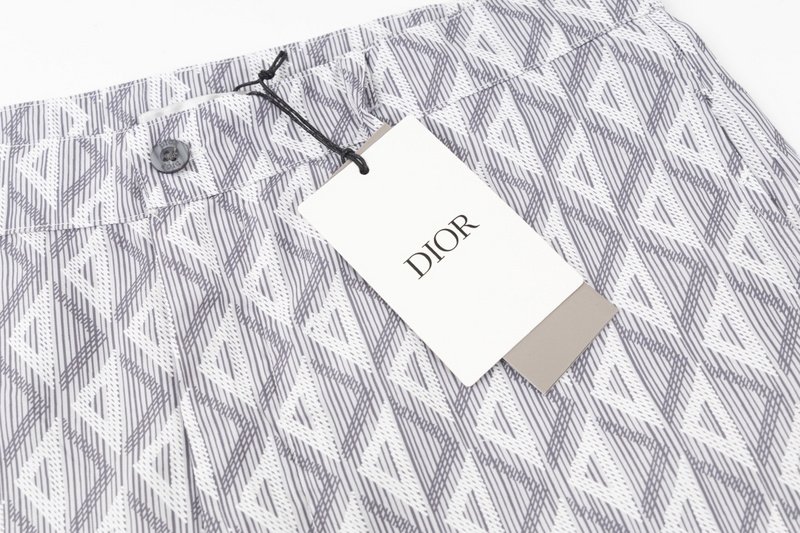 Шорты Dior Rhombus Print "Gray/White" фото № 5