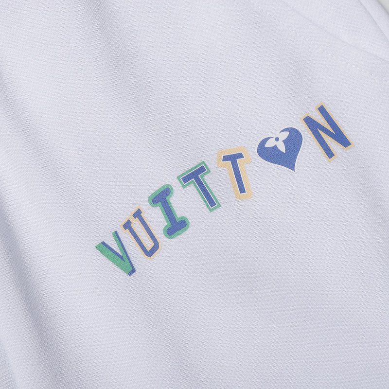 Шорты Louis Vuitton With Print Of Small Emblems "White" фото № 4