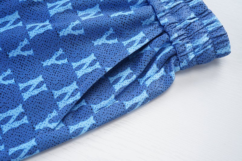 Шорты MLB With Print NY "Blue" фото № 5