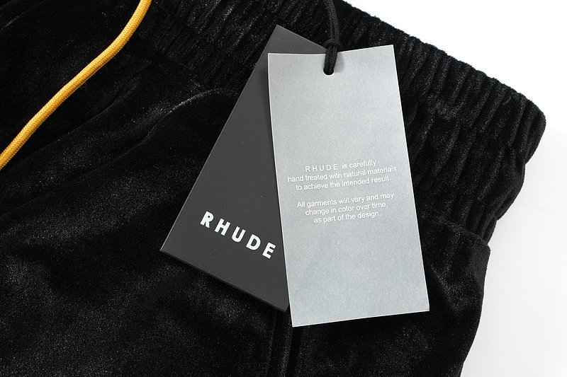 Шорты Rhude With Yellow Ties Soft "Black" фото № 9