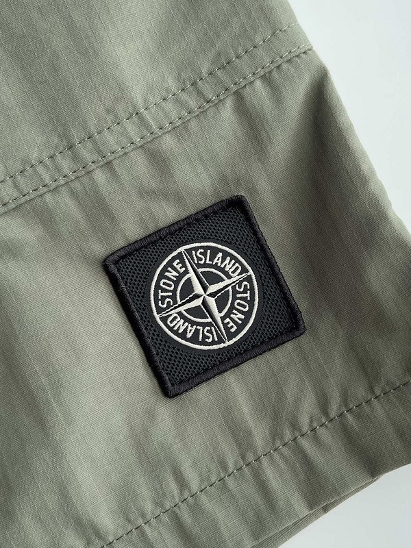 Шорты Stone Island With A Cloth Strap "Gray" фото № 4