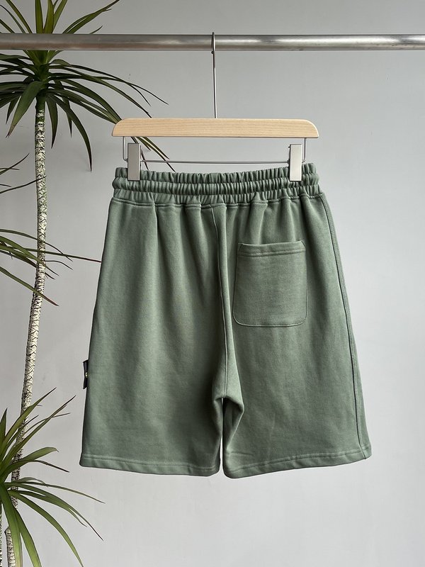 Шорты Stone Island Embroidered Chevron "Green" фото № 9