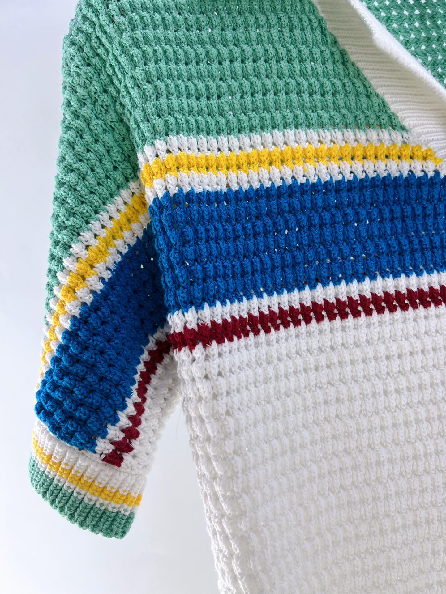 Кардиган Casablanca Colorful Lines Print "White" фото № 7