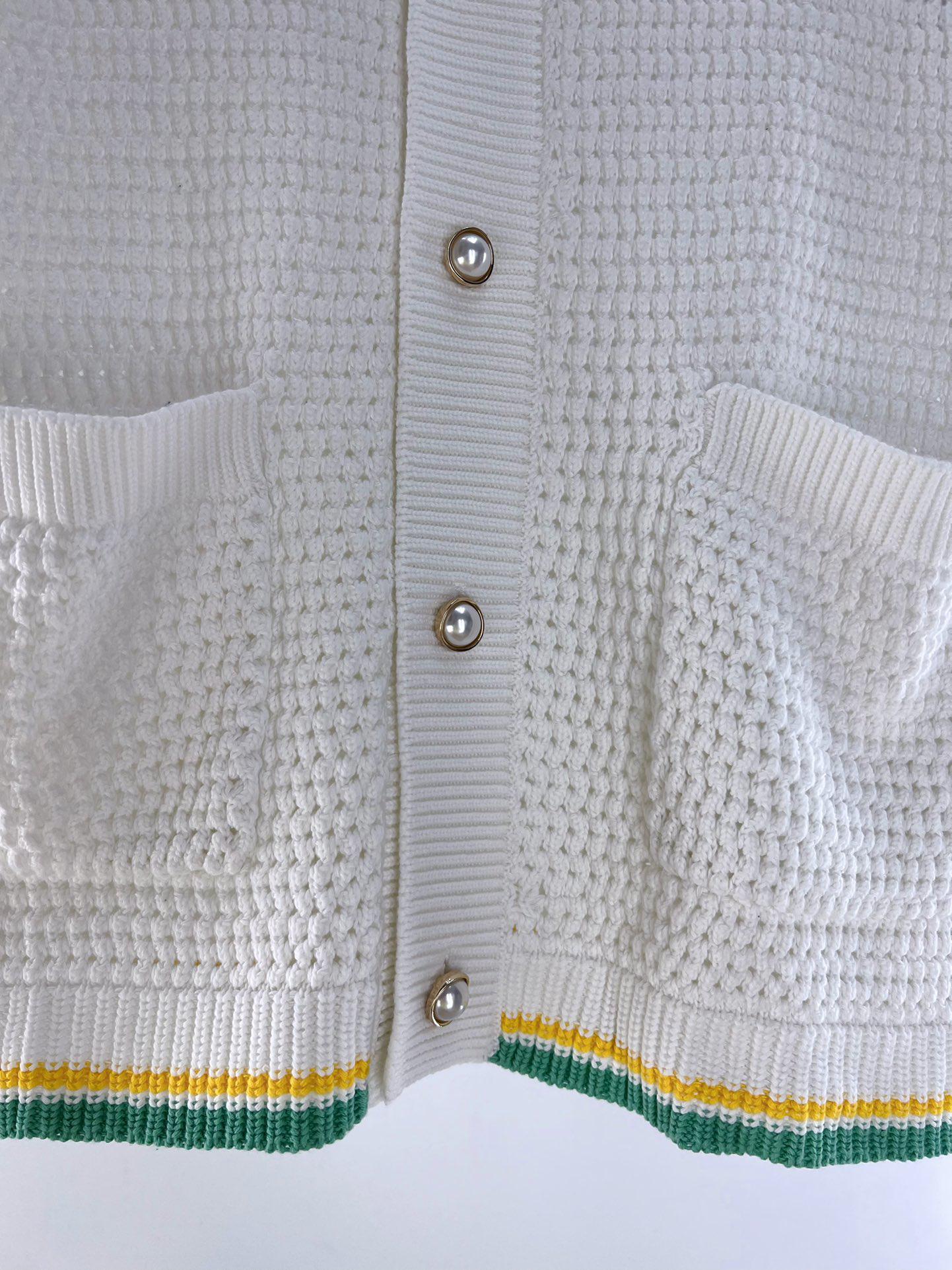 Кардиган Casablanca Colorful Lines Print "White" фото № 5