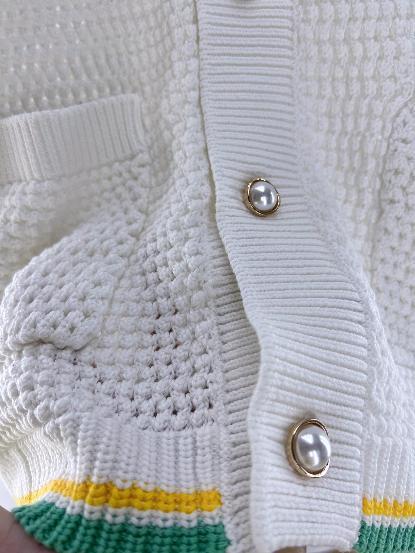 Кардиган Casablanca Colorful Lines Print "White" фото № 4