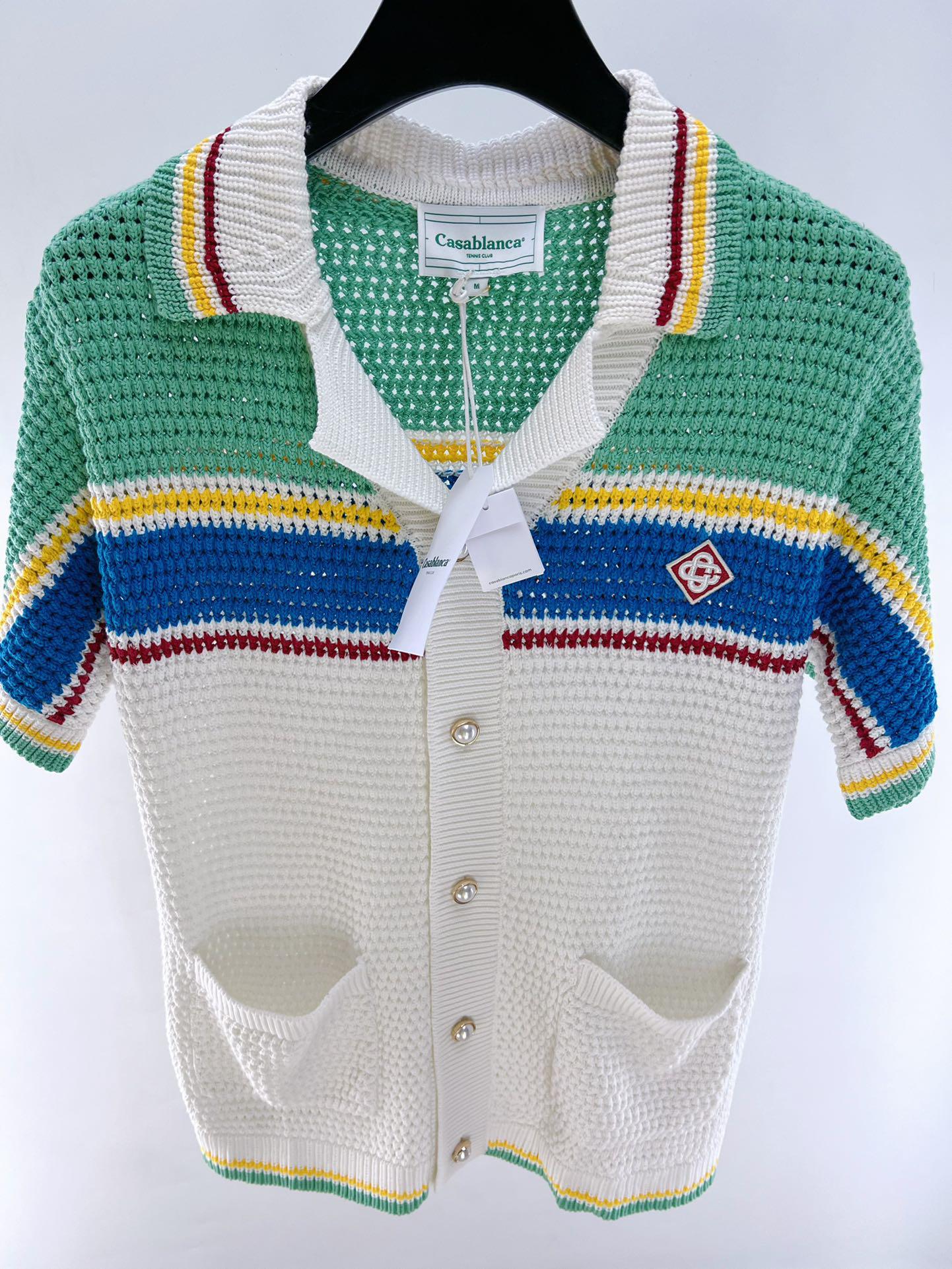 Кардиган Casablanca Colorful Lines Print "White" фото № 2