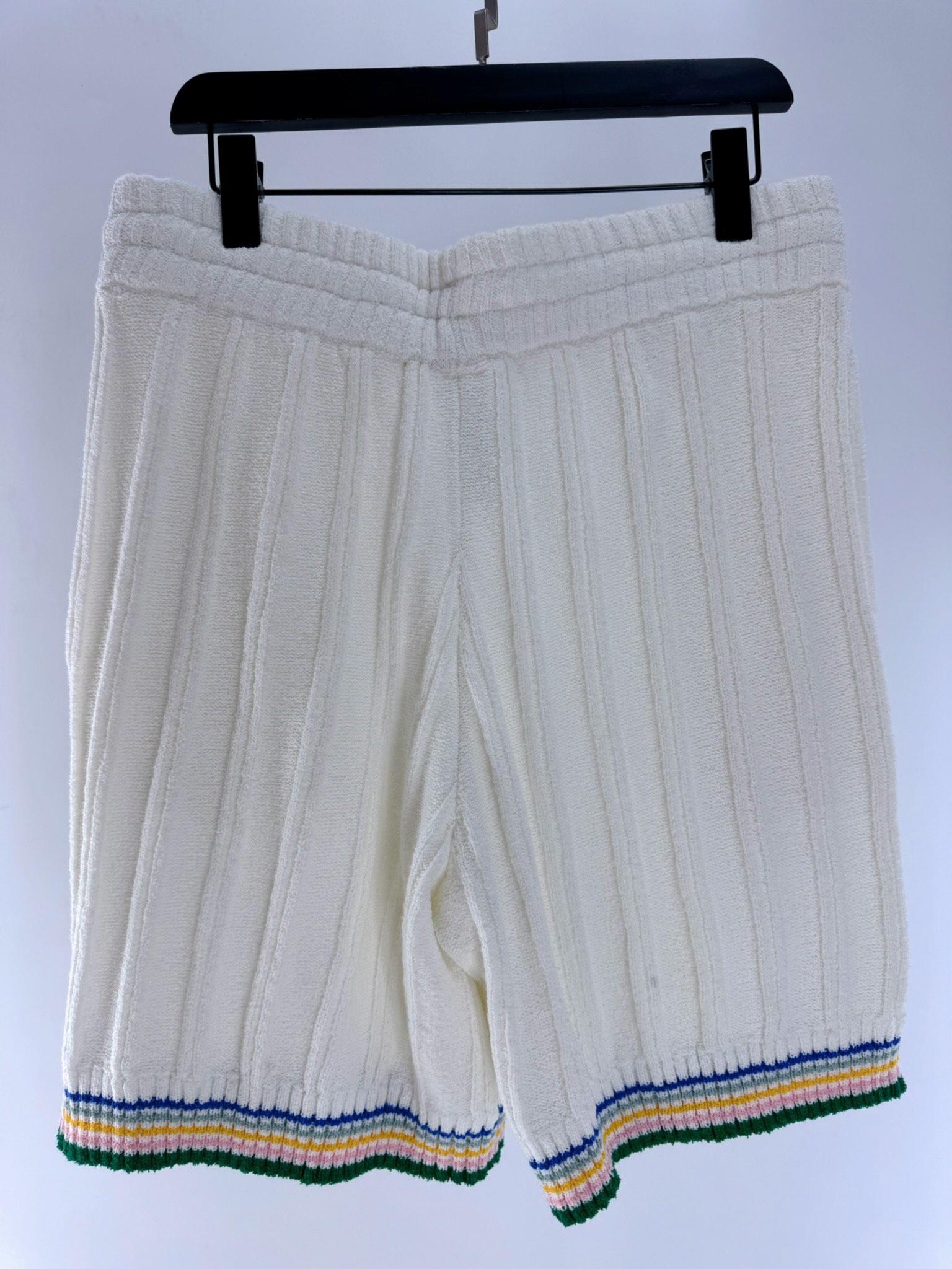 Шорты Casablanca Down Colorful Lines "Beige" фото № 8