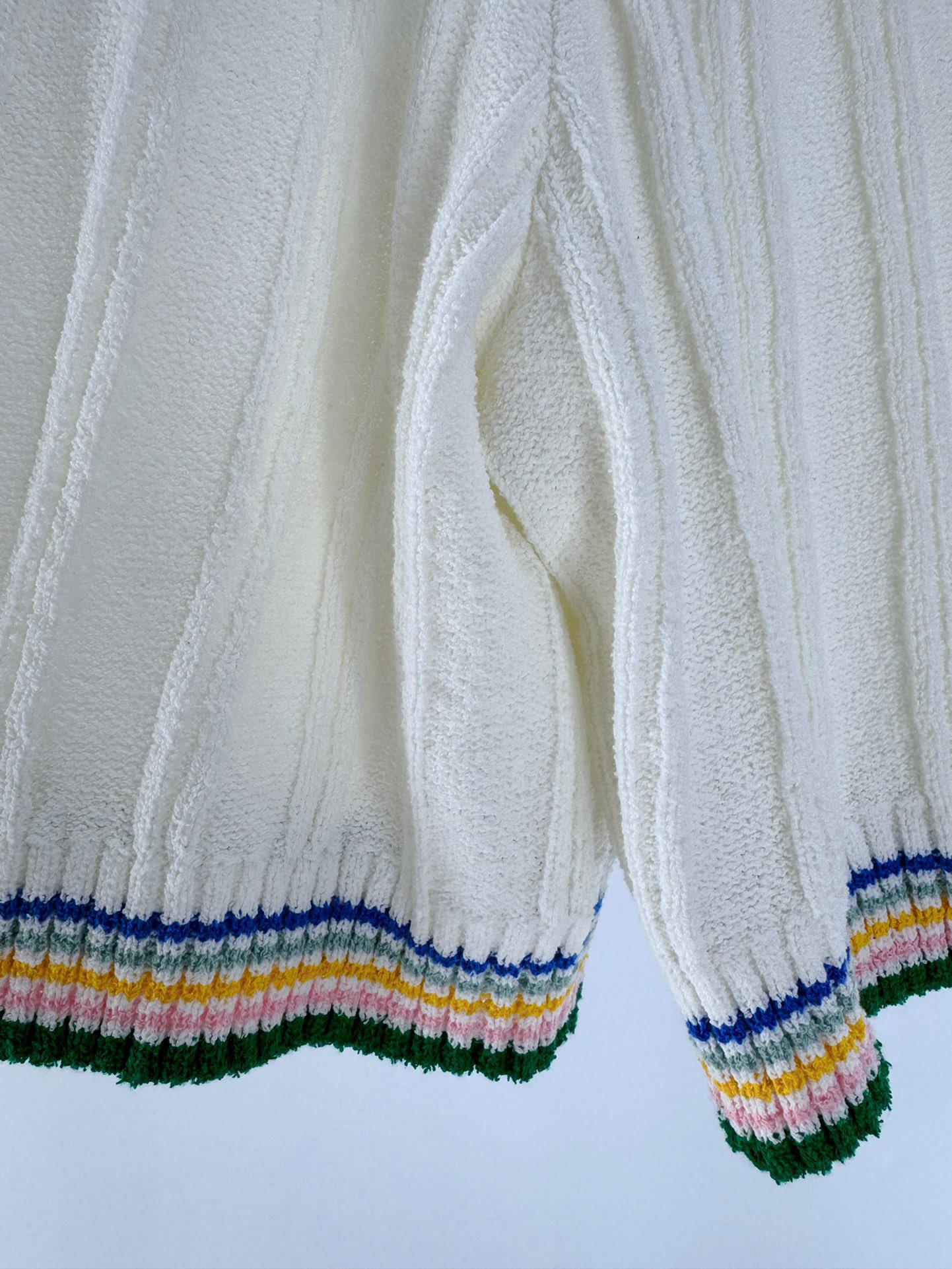 Шорты Casablanca Down Colorful Lines "Beige" фото № 4