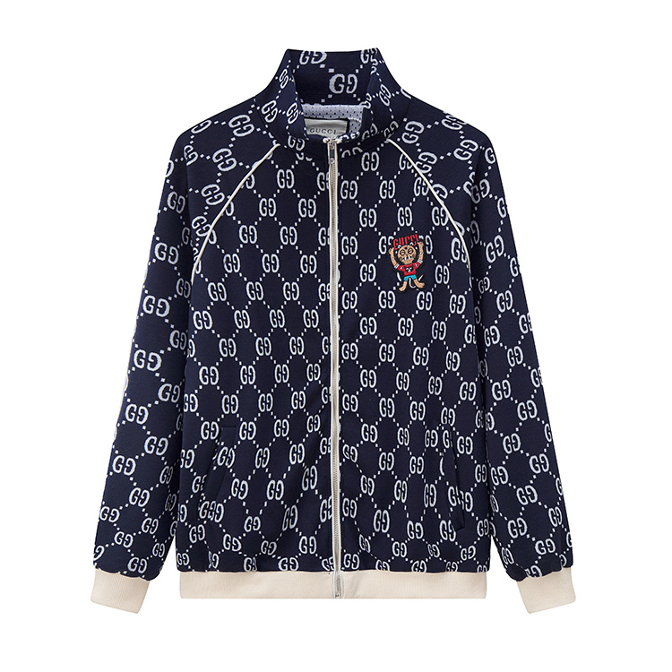 Спортивный Костюм Gucci Brand Cat Logo "Blue/White" фото № 6