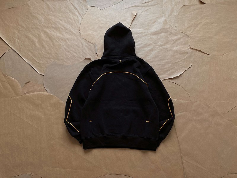 Свитшот Nike With Logo And Embroidered Lines "Black" фото № 2