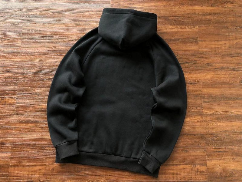 Худи Trapstar Embroidered Logo With Three Color Background Above Inscription "Black" фото № 2