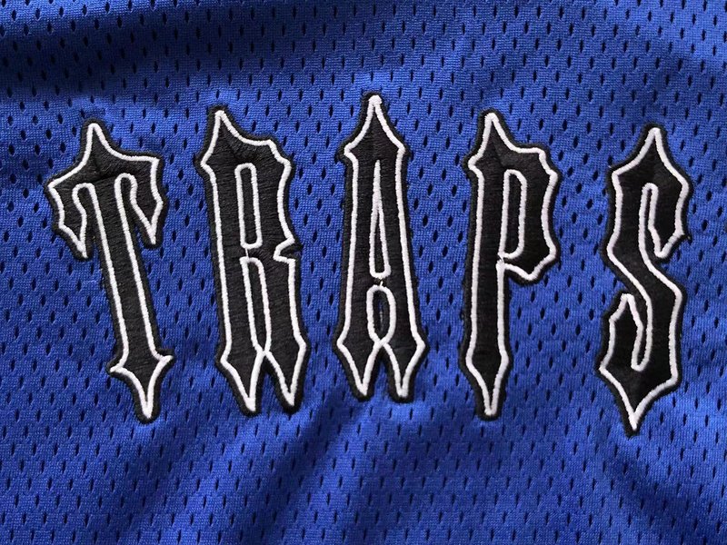 Майка Trapstar Logo And Edge Decorated By Stripes "Blue" фото № 4