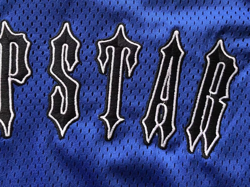 Майка Trapstar Logo And Edge Decorated By Stripes "Blue" фото № 6