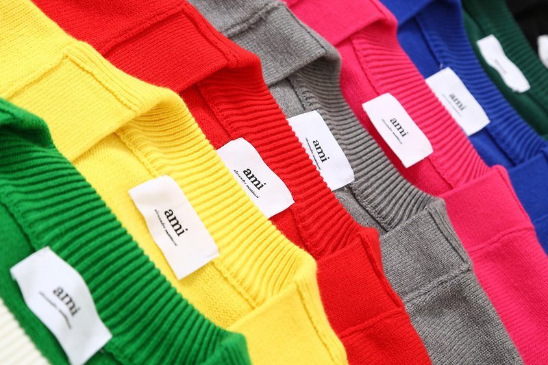 Кардиган Amiri V-Neck "Pink/Red" фото № 4