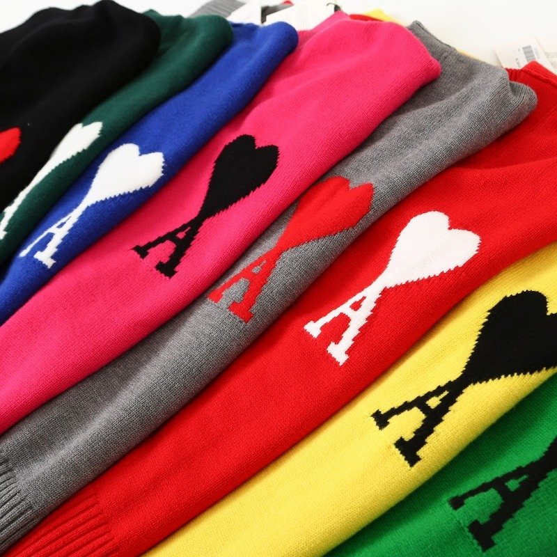 Кардиган Amiri V-Neck "Pink/Red" фото № 3