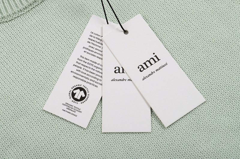 Свитер Amiri Large Logo - Heart And Letter "Mint" фото № 2