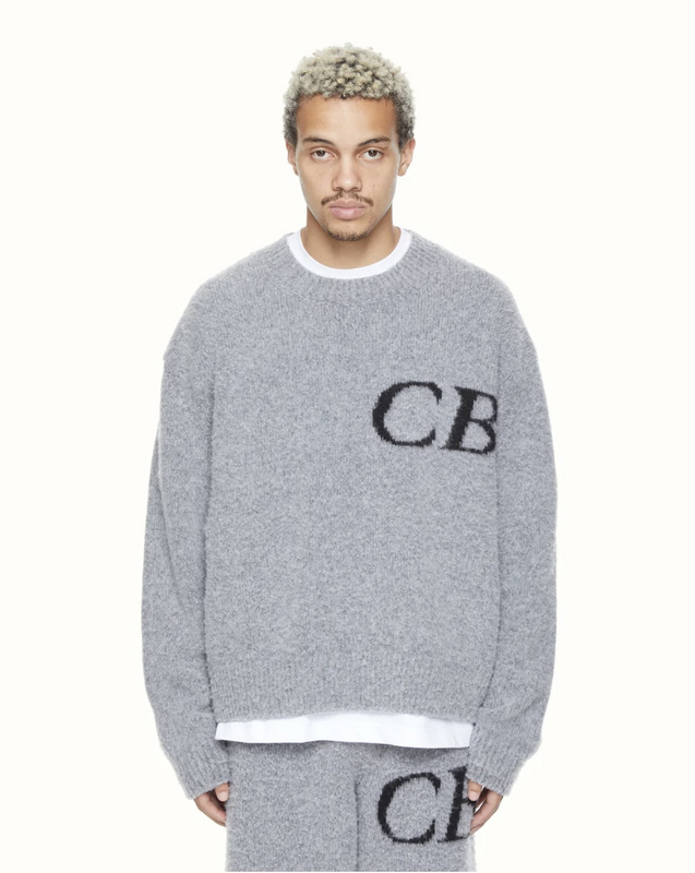 Свитер Cole Buxton With The Brands Logo "Gray" фото № 4