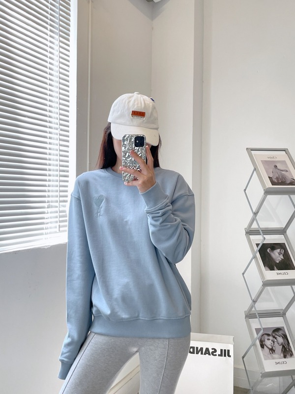 Свитшот Amiri Beautiful Logo "Blue/Gray" фото № 3