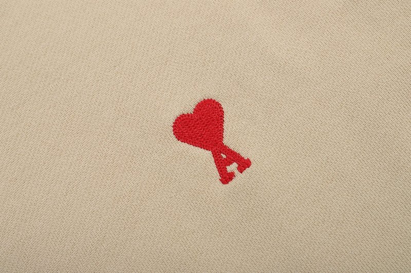 Свитшот Amiri Red Logo - Heart "Beige" фото № 3