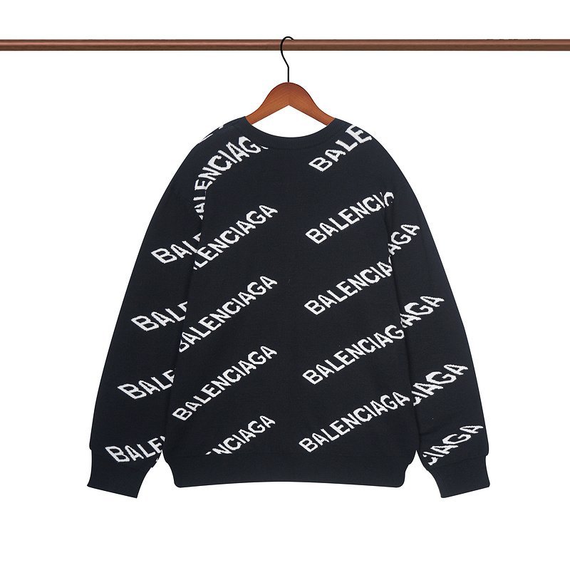 Свитшот Balenciaga Text Print "Black" фото № 2