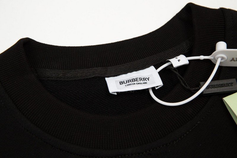 Свитшот Burberry Embroidery - Horse Rider "Black" фото № 6