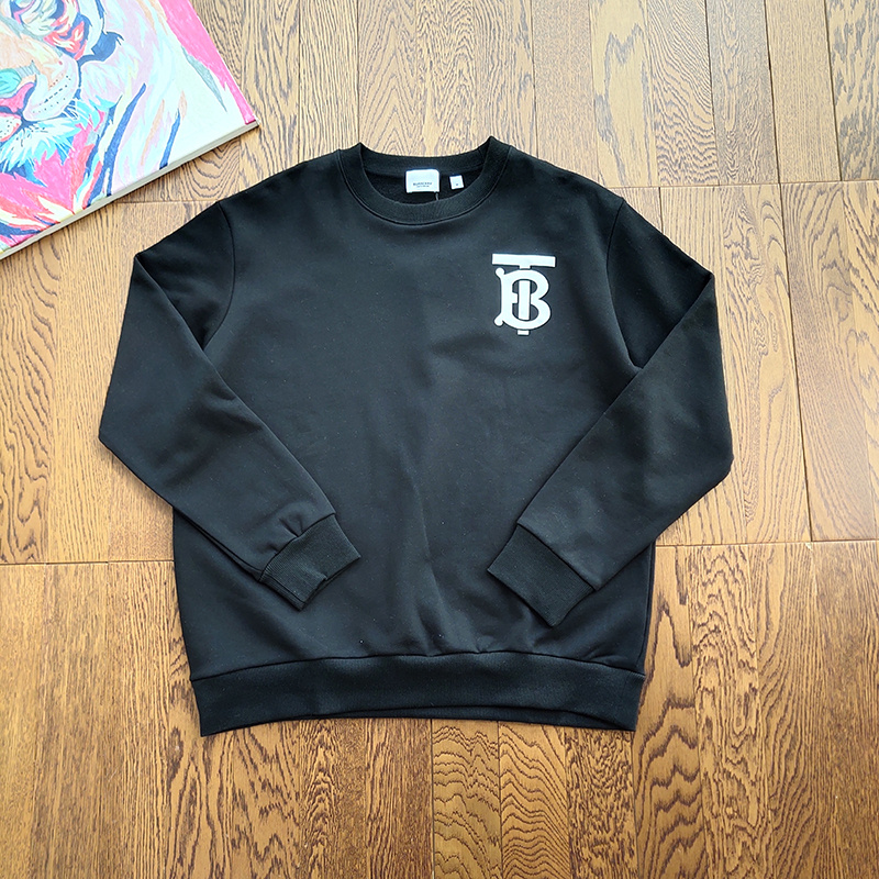 Свитшот Burberry Small Brand Icon "Black" фото № 8