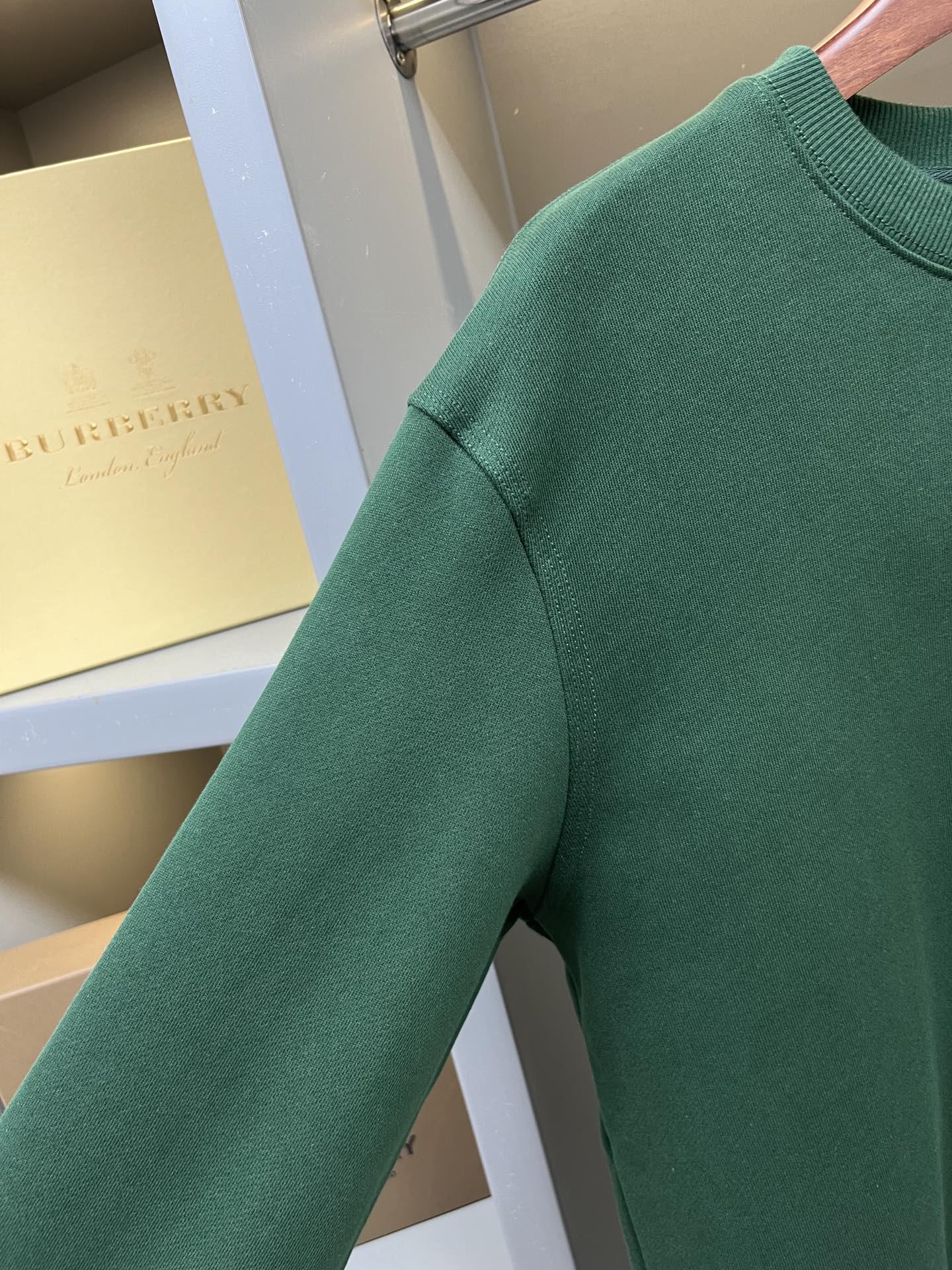 Свтишот Burberry Frontside Print On Stripe Warrior On The Horse "Green" фото № 5