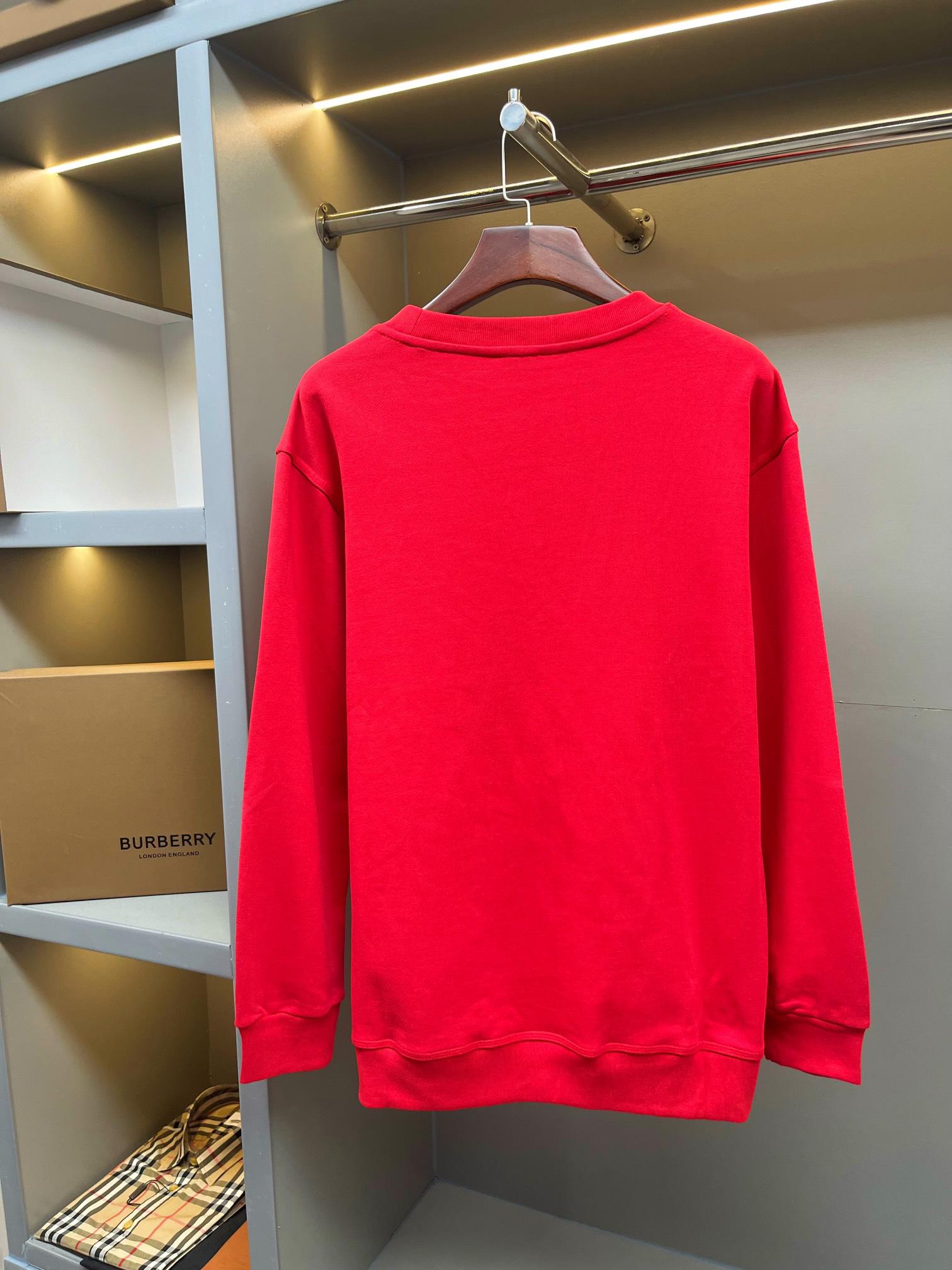 Свитшот Burberry Frontside The Warrior On The Horse Prorsum "Red" фото № 5