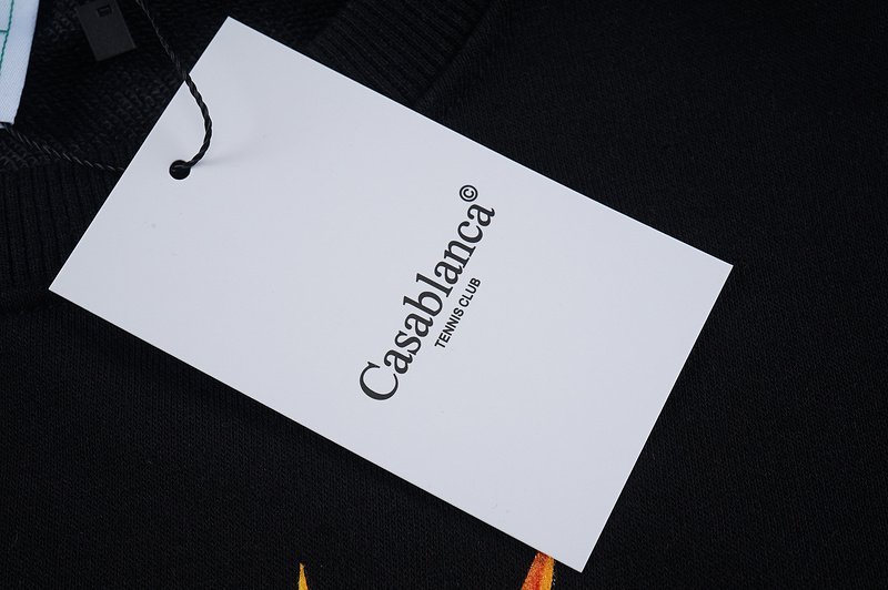 Свитшот Casablanca Lawn Tennis "Black" фото № 3