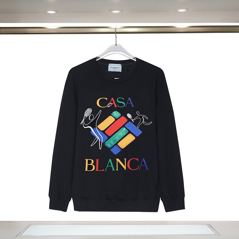 Свитшот Casablanca Lawn Tennis "Black" фото № 6