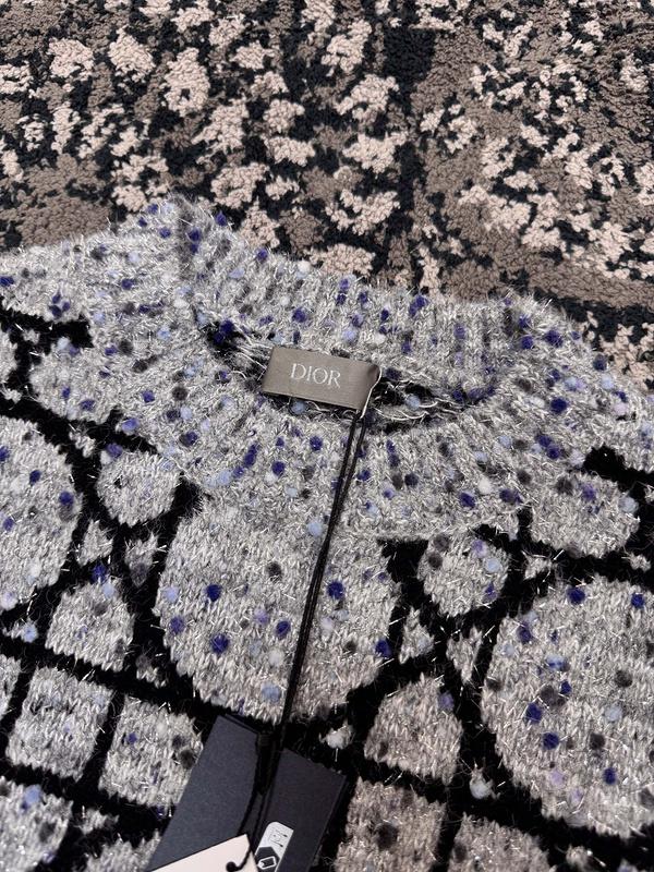 Свитшот Christian Dior Print Black Circles "Gray" фото № 3