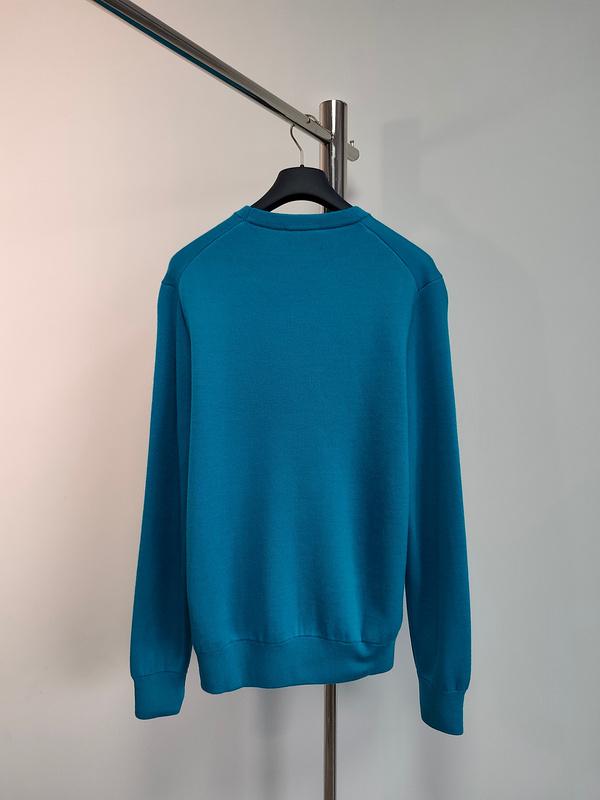 Свитшот Christian Dior White Frontside Logo Couture "Blue" фото № 4