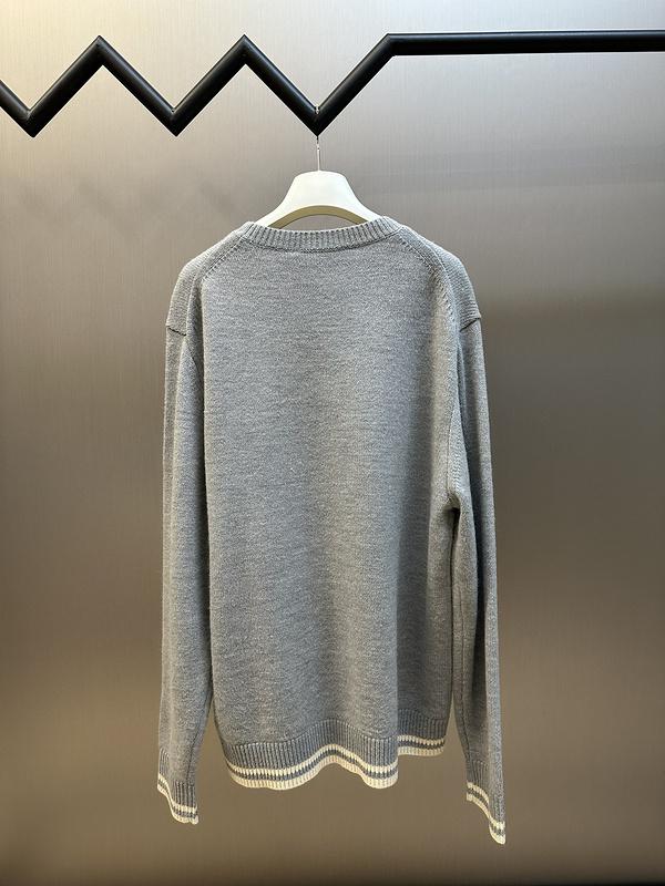 Свитшот Christian Dior Small Frontside Logotype "Gray" фото № 6