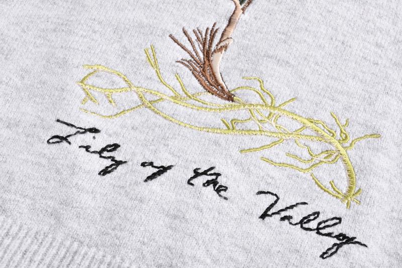 Свитшот Christian Dior Lily Of The Valley Big Lily "Gray" фото № 4