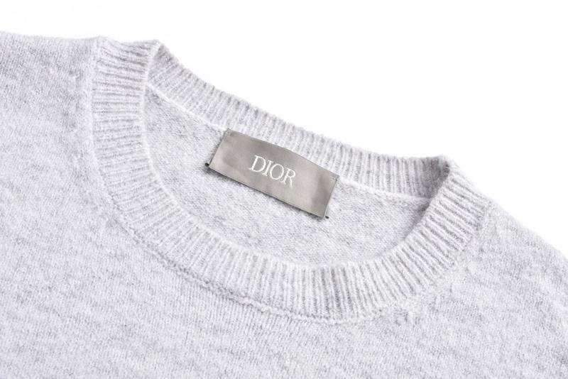 Свитшот Christian Dior Lily Of The Valley Big Lily "Gray" фото № 5