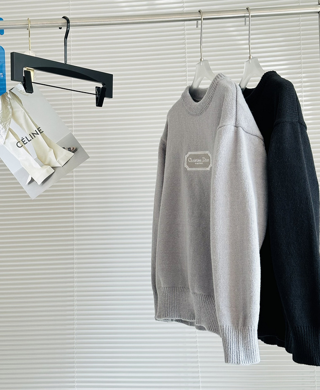 Свитшот Dior Brand Nameplate "Gray" фото № 3