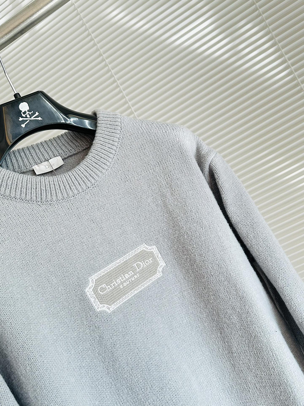 Свитшот Dior Brand Nameplate "Gray" фото № 2