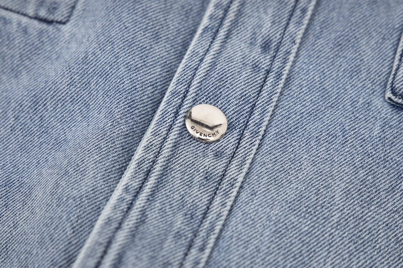 Худи Givenchy Denim Button "Blue" фото № 3