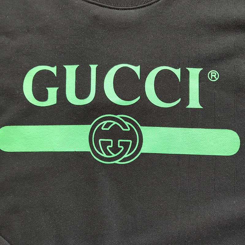 Свитшот Gucci Imitation Of The Brand Belt "Black" фото № 7