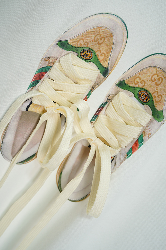 Свитшот Gucci Laces "White" фото № 6