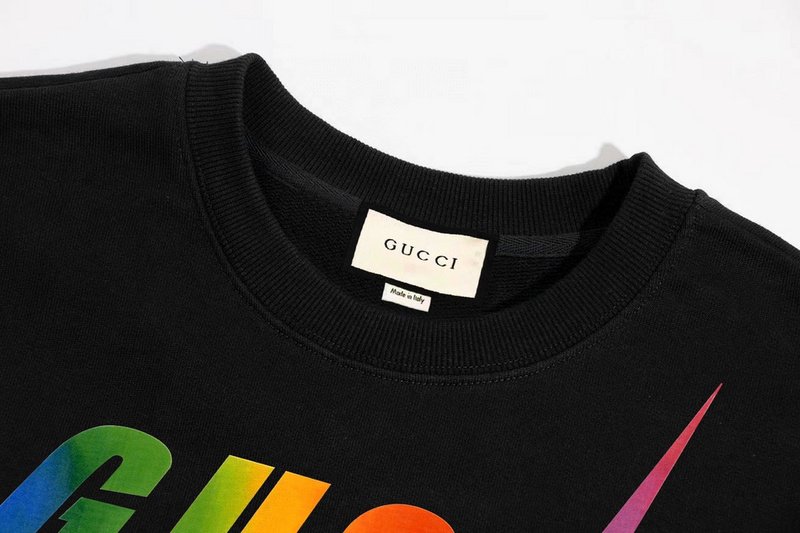 Свитшот Gucci Colorful Logo "Black" фото № 6