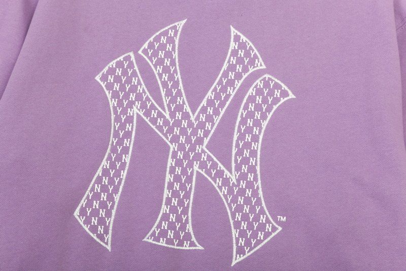 Пуловер MLB 2023 Logo On The Chest "Lilak" фото № 3