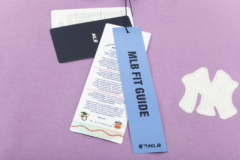 Пуловер MLB 2023 Logo On The Chest "Lilak" фото № 4