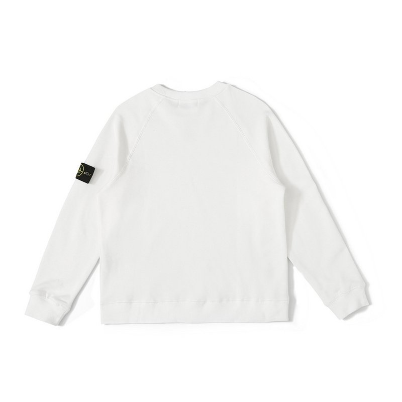 Свитшот Stone Island Solid Color With Patch "White" фото № 2
