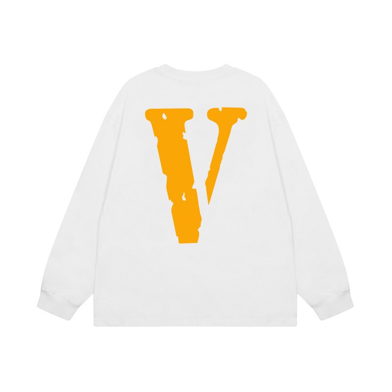 Свитшот Vlone Yellow Letter V "White" фото № 2