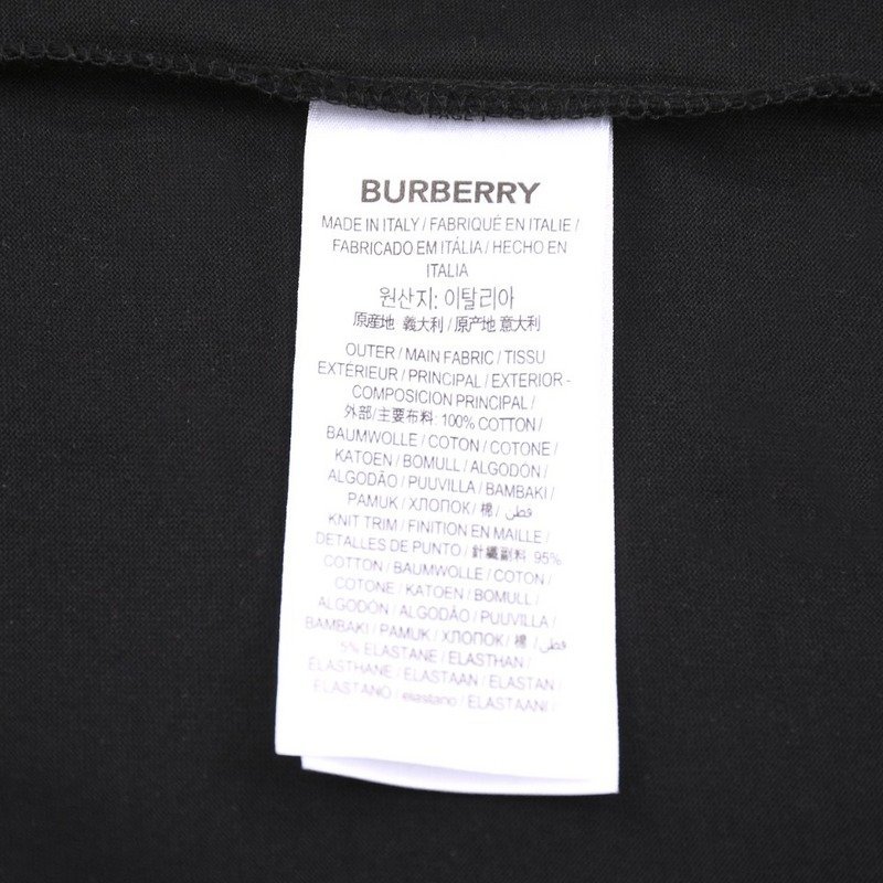 Майка Burberry With Logo Brand "Black" фото № 2