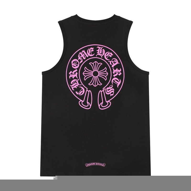 Майка Chrome Hearts With Logo Brand "Black" фото № 3