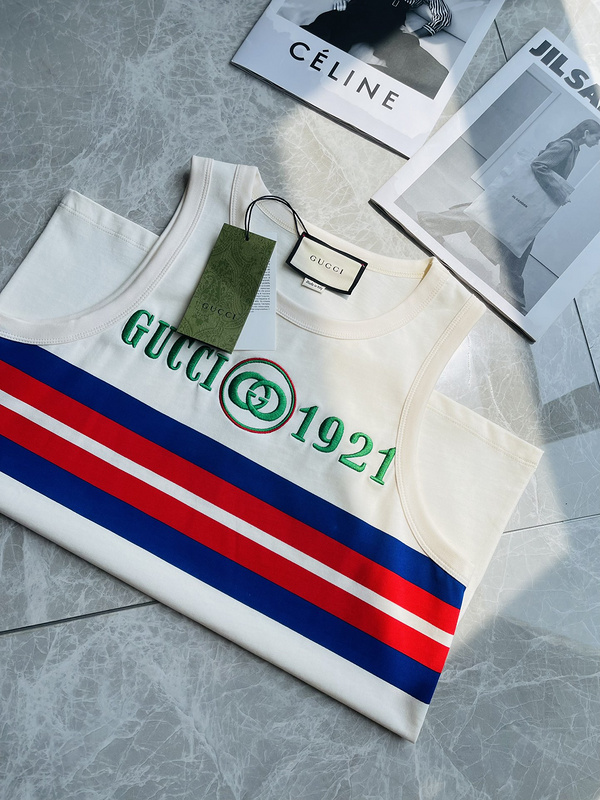 Майка Gucci with Stripes "White" фото № 3