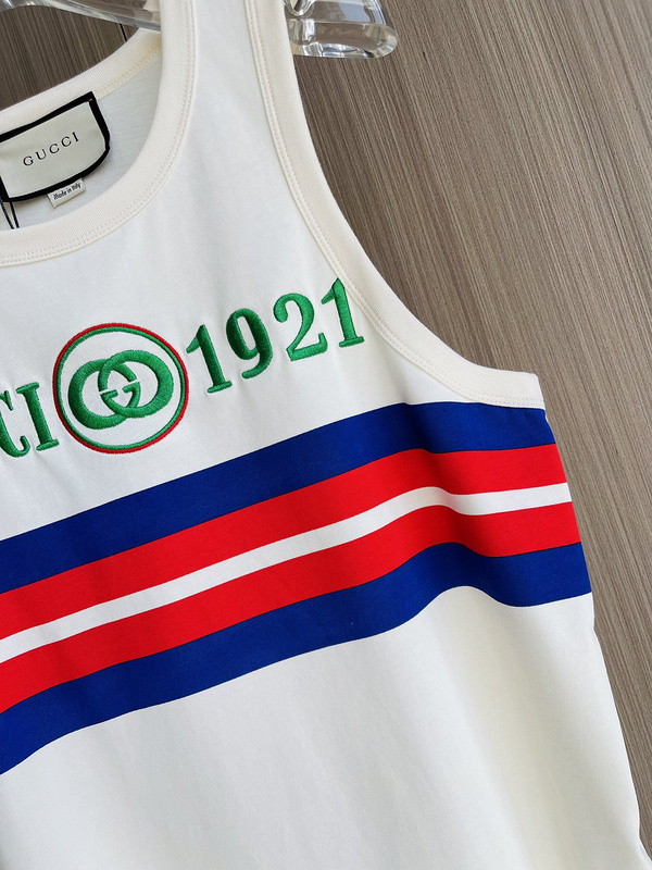Майка Gucci with Stripes "White" фото № 9